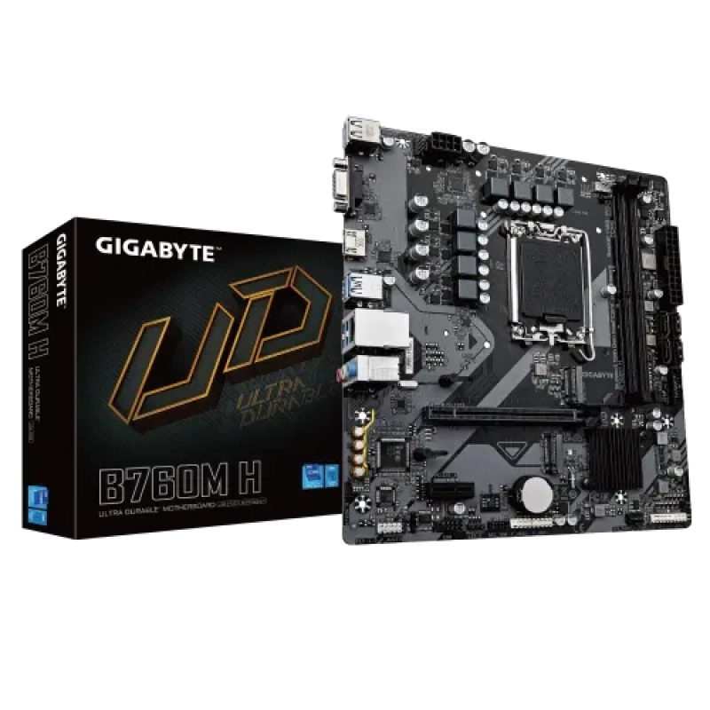 GIGABYTE B760M H DDR5 Micro ATX Motherboard